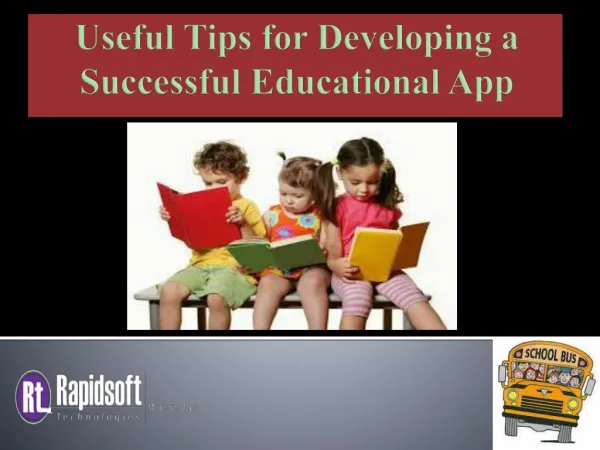 Useful Tips for Developing a Successful Educational App