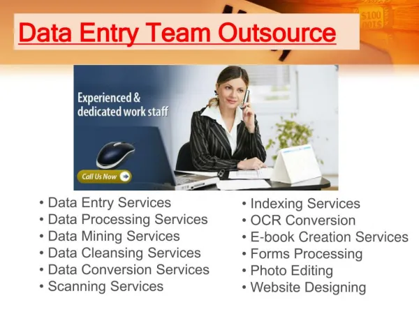 Data Entry Team|Outsource