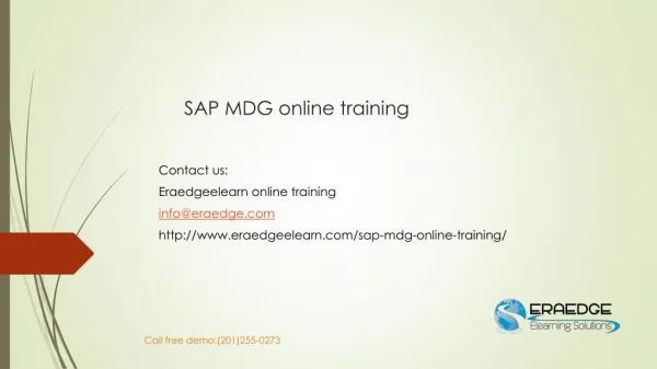 SAP MDG overview
