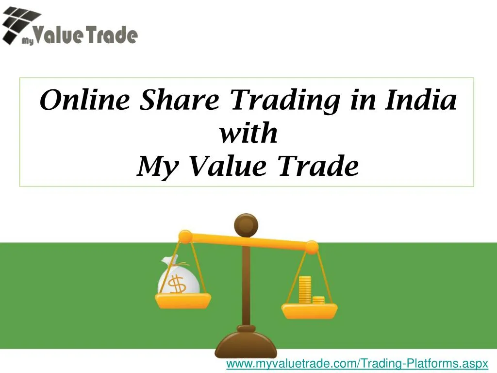 online share trading in india with my value trade