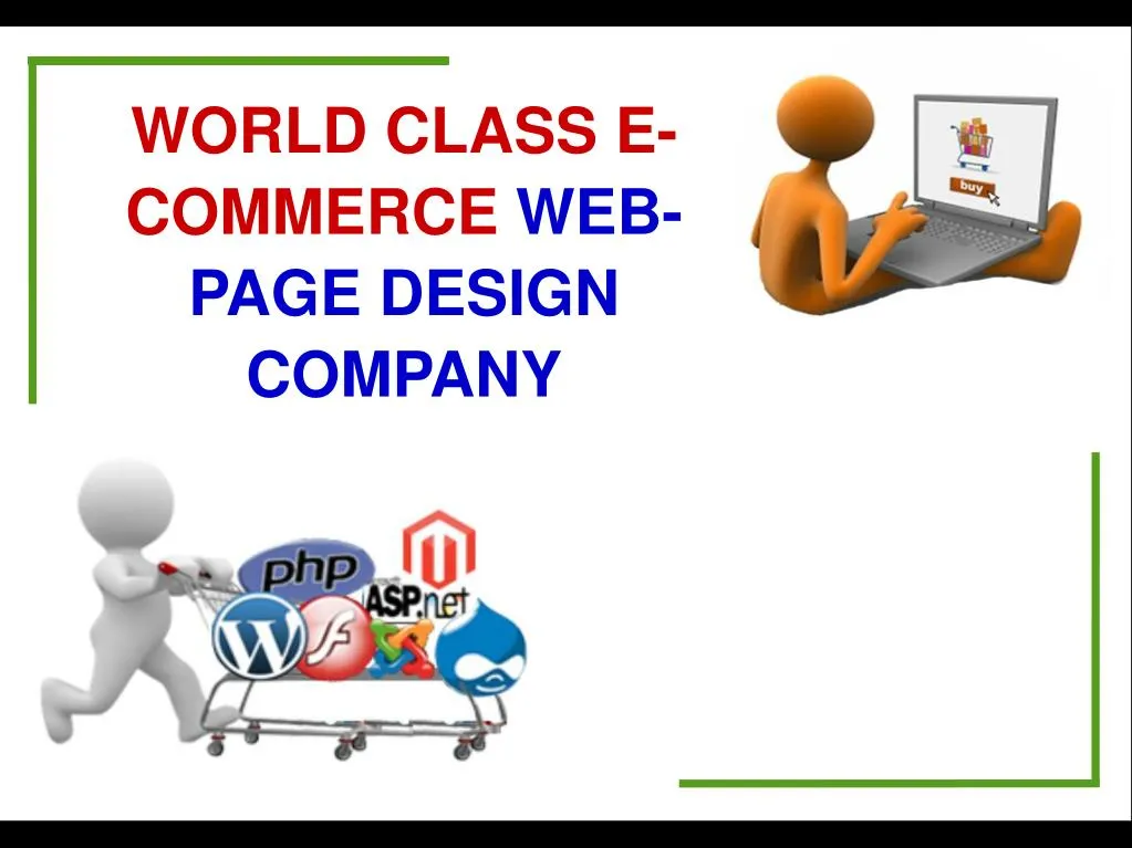 world class e commerce web page design company