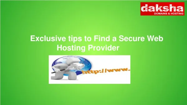Exclusive tips to Find a Secure Web Hosting Provider