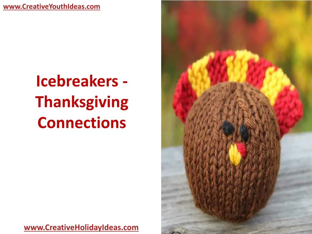 icebreakers thanksgiving connections