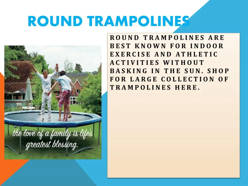 round trampolines
