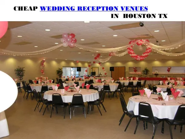 CHEAP WEDDING RECEPTION VENUES IN HOUSTON TX