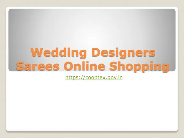 Wedding designers sarees online shopping