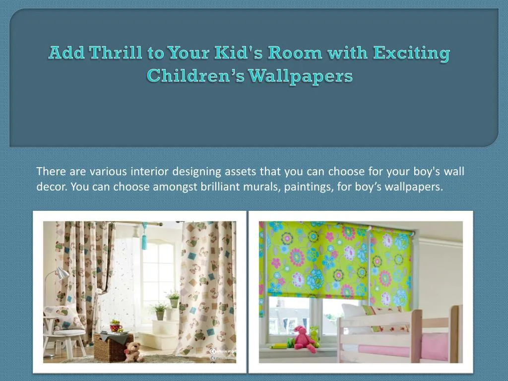 add thrill to your kid s room with exciting children s wallpapers