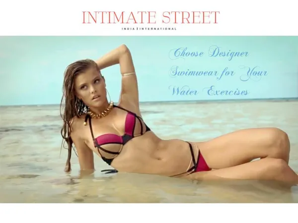 Designer Swimwear for Women at Intimatestreet