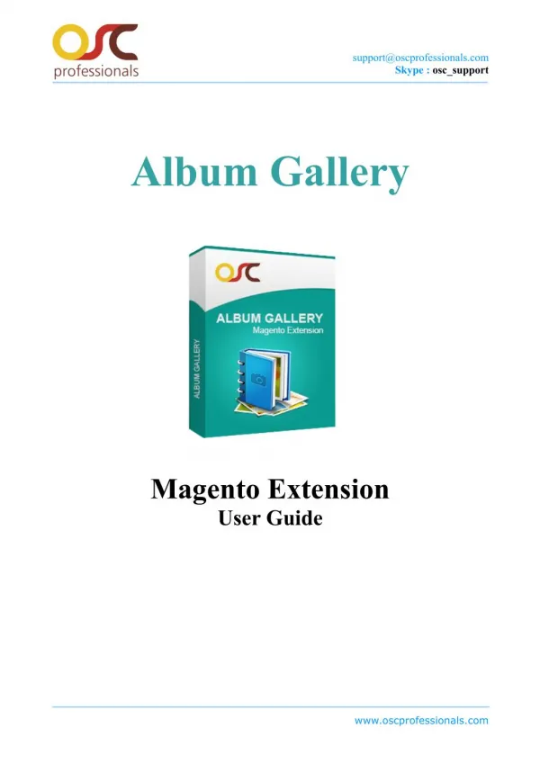 Album-Gallery-Magento-Extension
