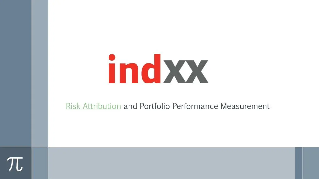 risk attribution and portfolio performance measurement