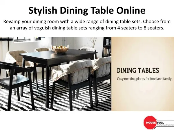 Stylish Dining Table Online
