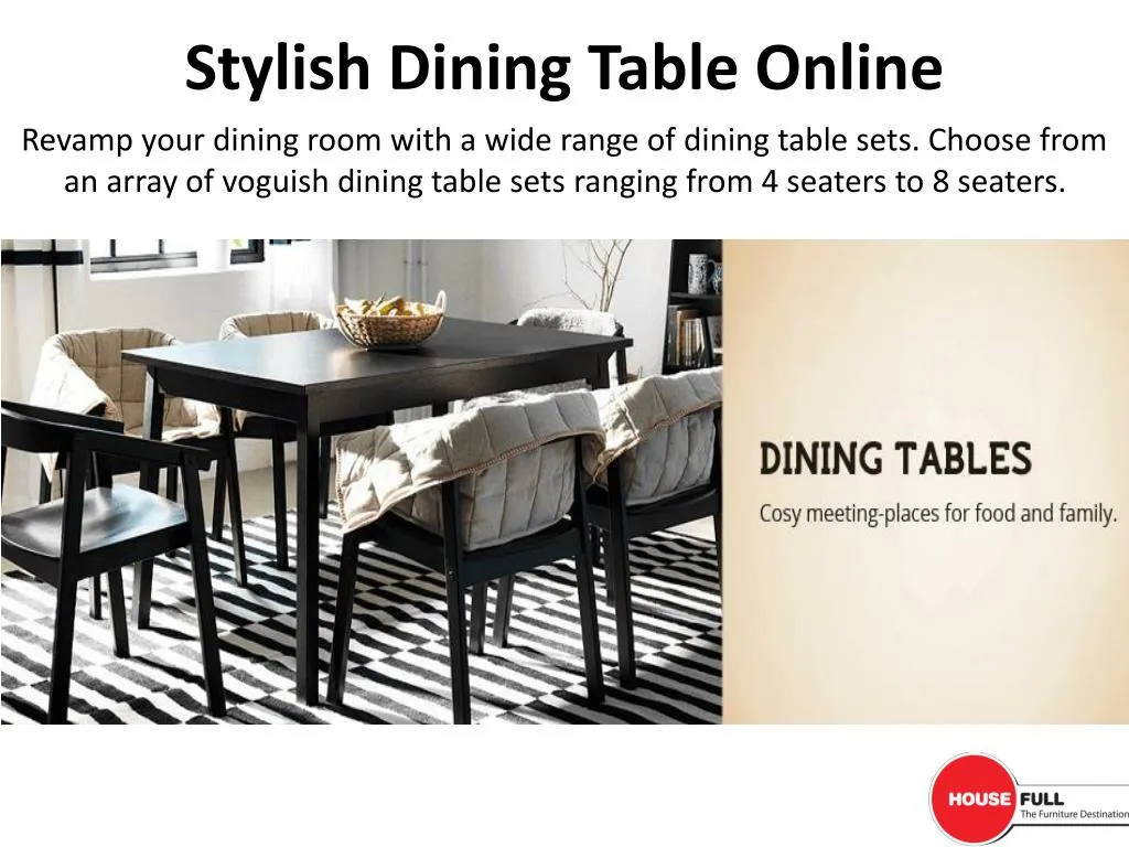 stylish dining table online