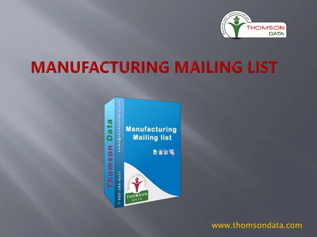 manufacturing mailing list