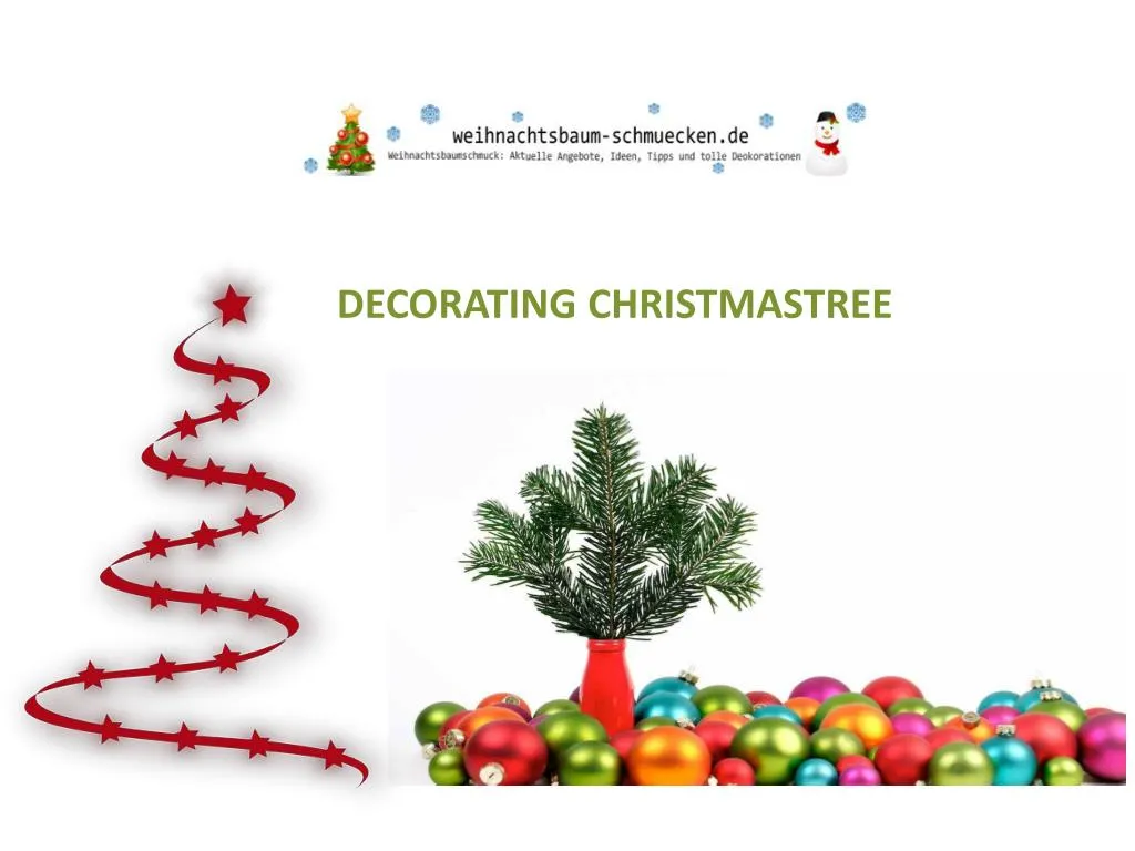 decorating christmastree