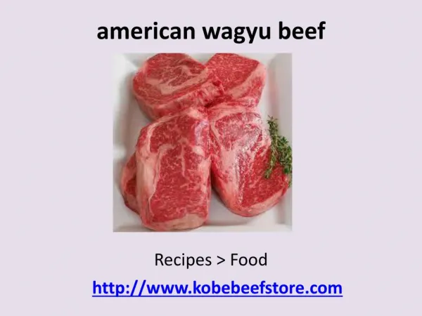 american style kobe beef japanese wagyu cattle