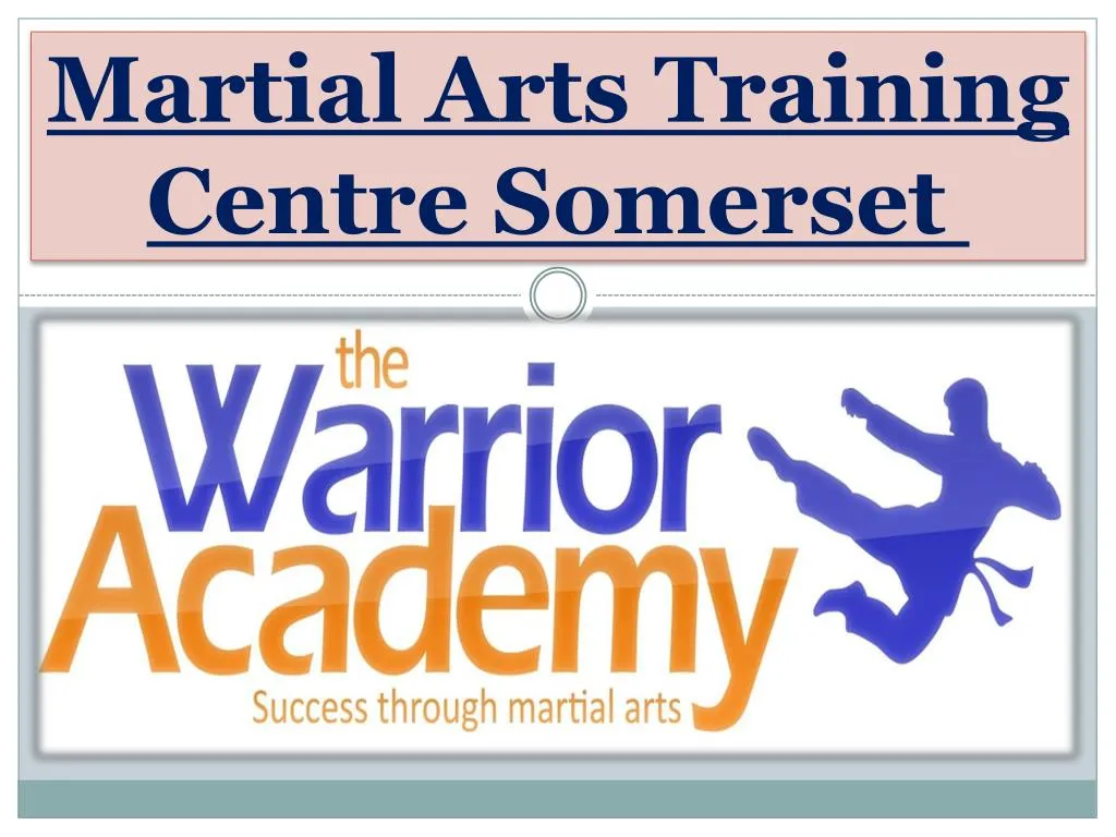 martial arts training centre somerset