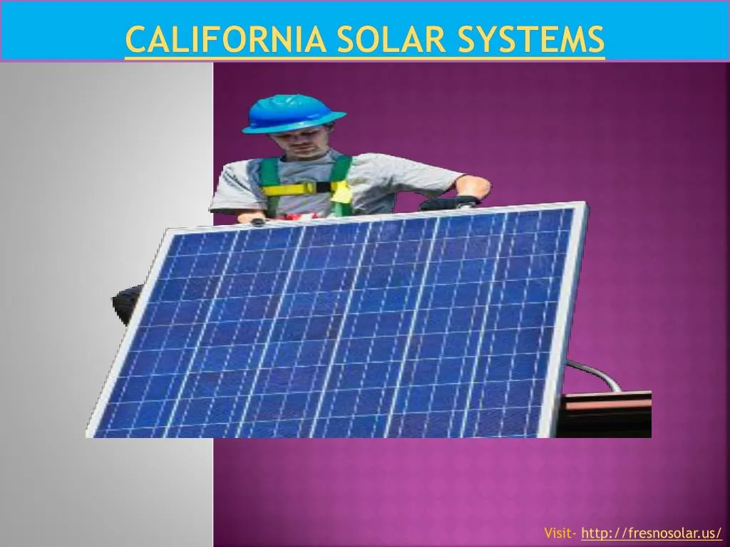 california solar systems