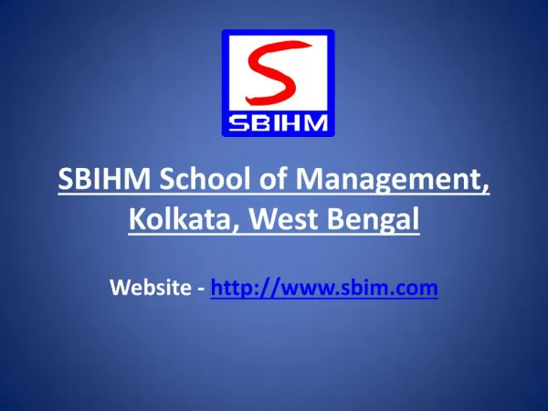 Bba Colleges In Kolkata | Sbihm