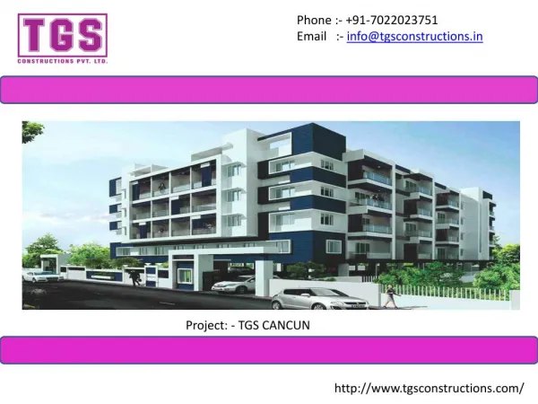 Lavish 2 & 3BHK Apartments In Electronic City - TGS Constructions
