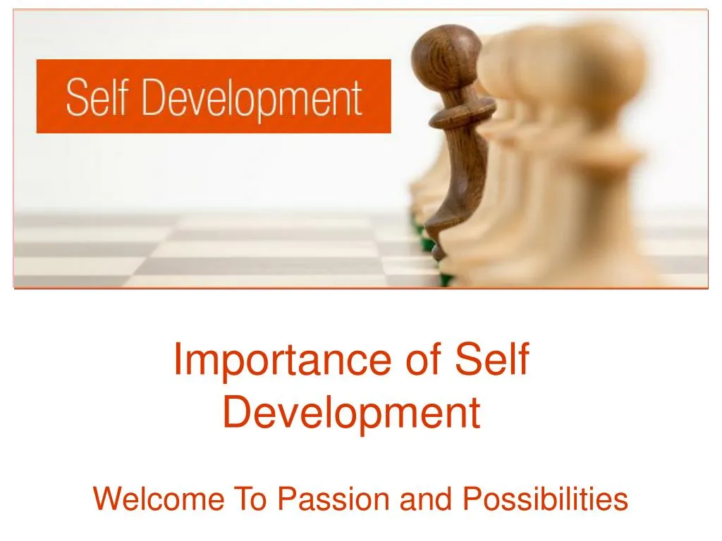 importance of self development