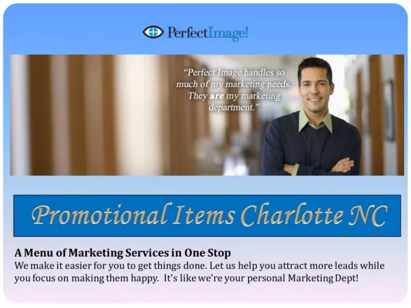 Promotional Items Charlotte NC