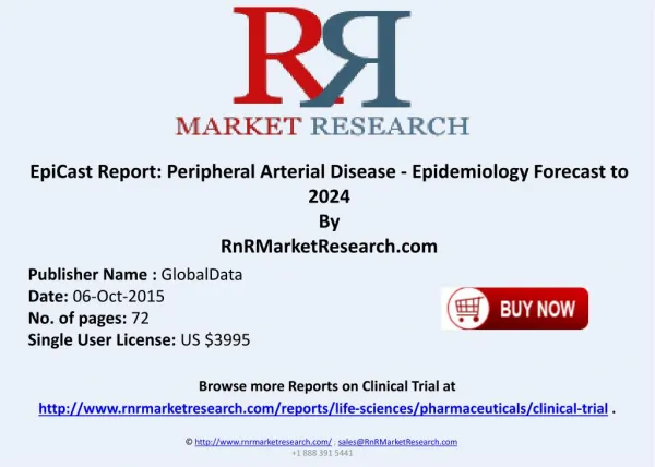 EpiCast Report Peripheral Arterial Disease Epidemiology Forecast to 2024