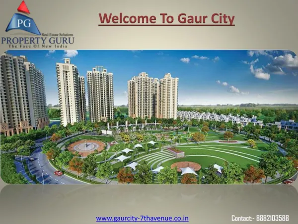 Gaur City 7th Avenue- 2 BHK Flats at Noida Extension
