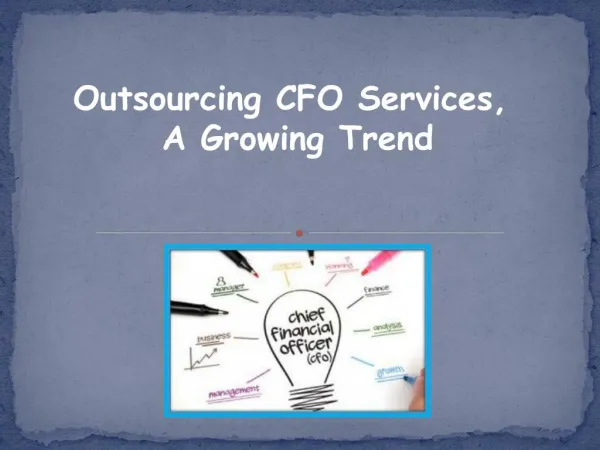 Outsourcing CFO Services, A Growing Trend