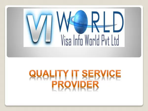 Website designing company in Noida India-visainfoworld.com
