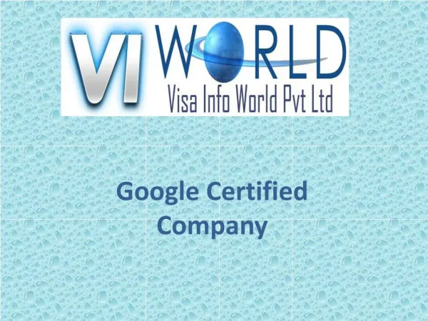 google certified company