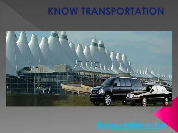 Transportation To DIA | DIA Taxi Service At Good Cost
