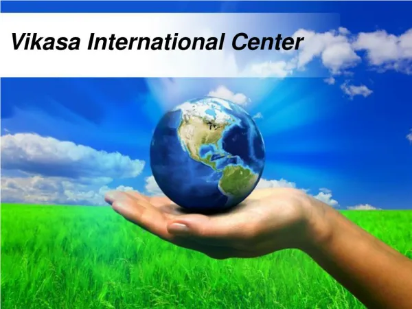 Social Entrepreneurship Incubator Hyderabad - Vikasa International Center
