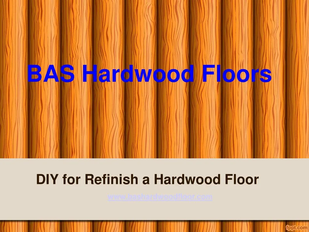 diy for refinish a hardwood floor