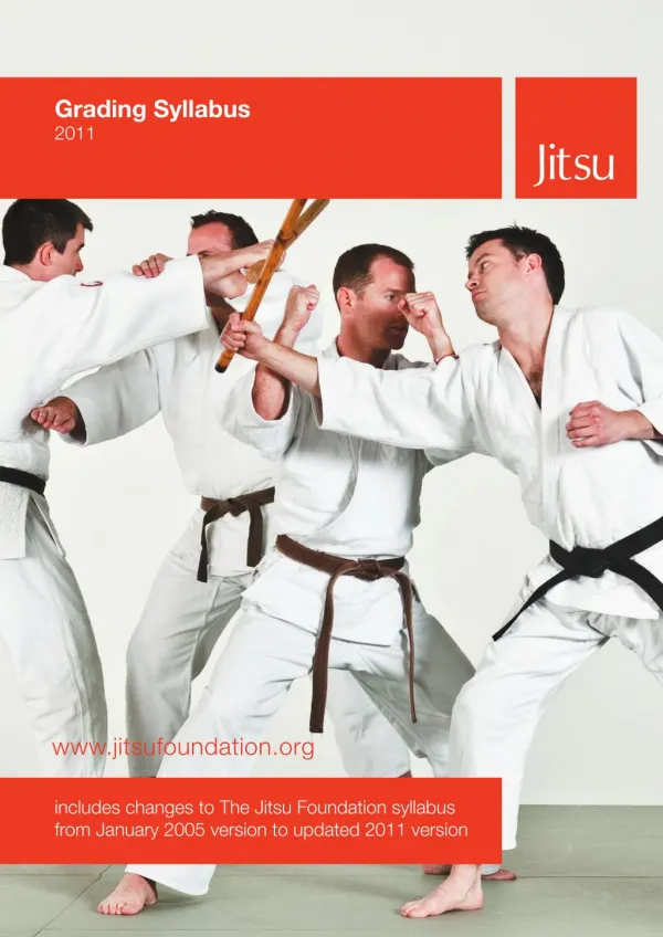 Western Warriors Martial Arts - Jitsu - TJF SYLLABUS 2011