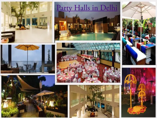 Party halls in Delhi near Qutab Minar