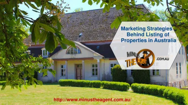 Marketing Strategies Behind Listing of Properties in Australia