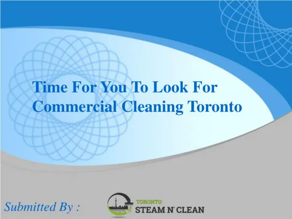 Time For You To Look For Commercial Cleaning Toronto