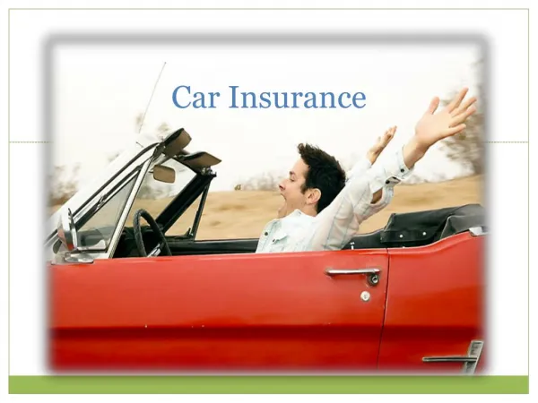 Car Insurance - The Advantages of Car Insurance