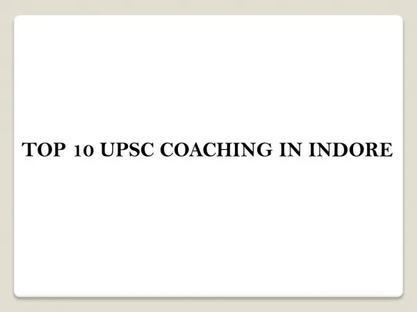 best coaching Upsc in Pune