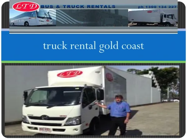 van hire gold coast