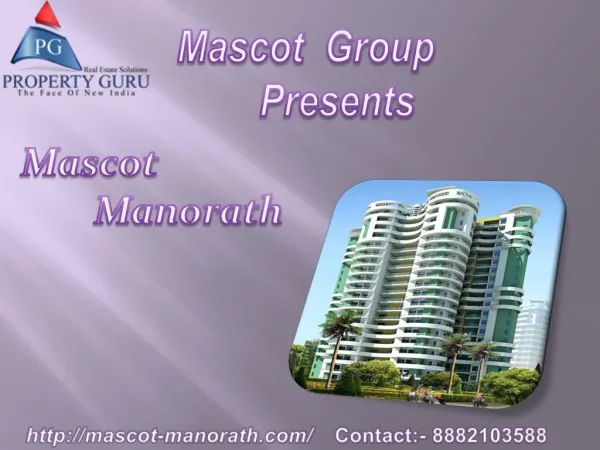 Mascot Manorath 2/3 Bhk Luxury Flats at Noida Extension