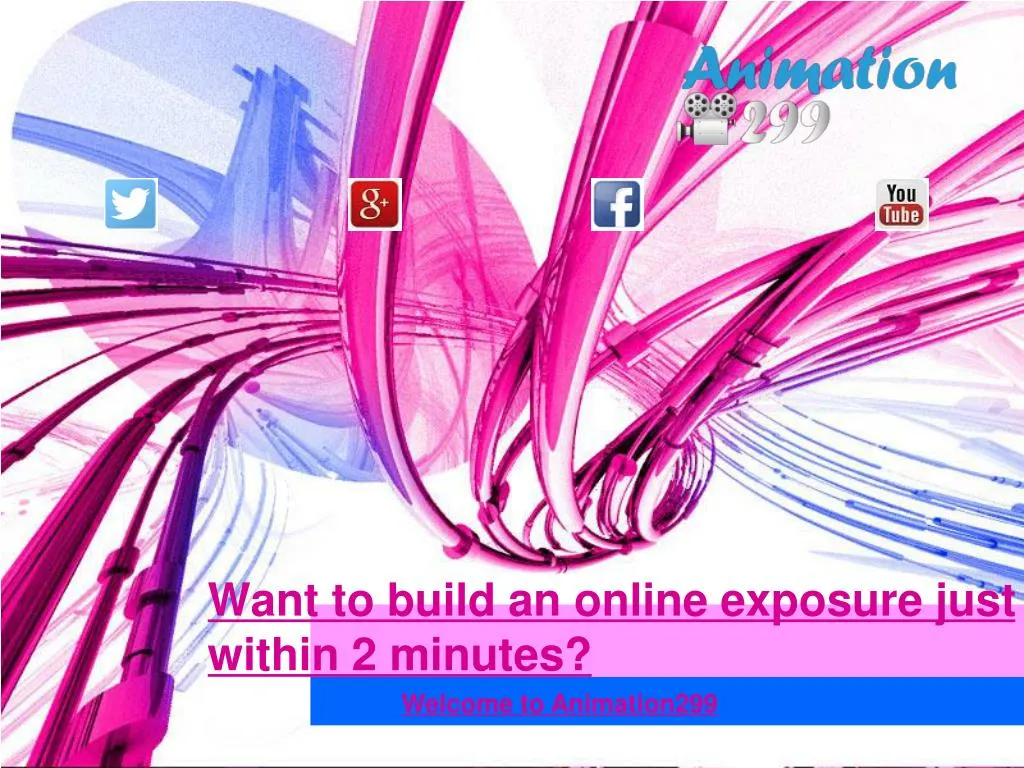 want to build an online exposure just within 2 minutes