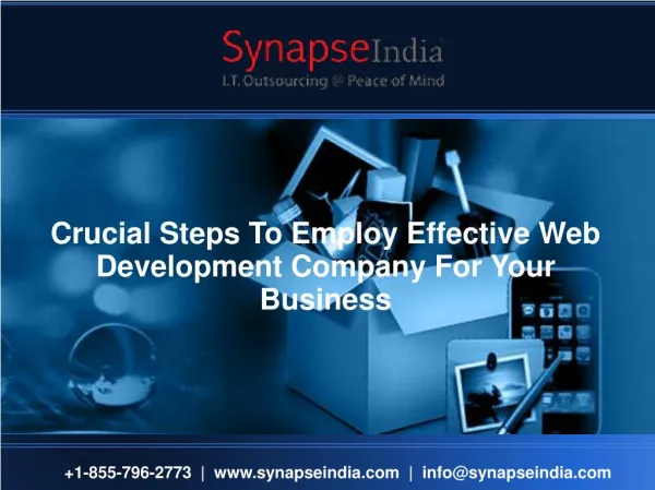 Crucial Steps To Employ Effective Web Development Company For Your Business