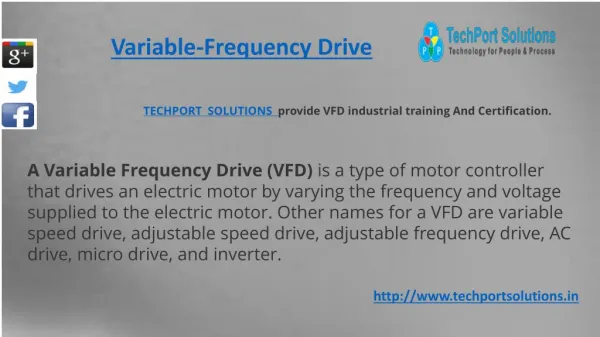 Best Industrial Variable-Frequency Drive training centre in Pune