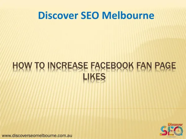 How to Increase Facebook Fan Page Likes