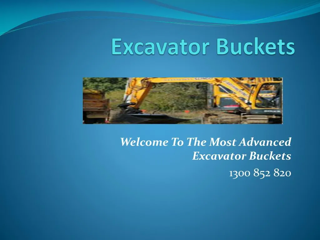 excavator buckets