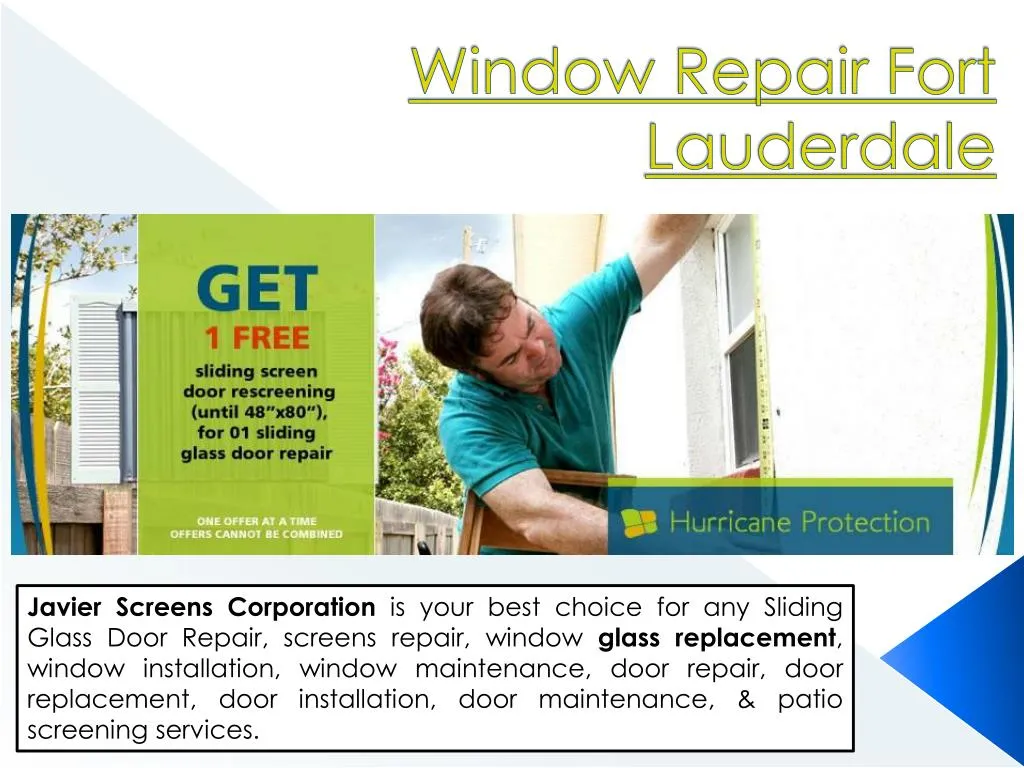 window repair fort lauderdale