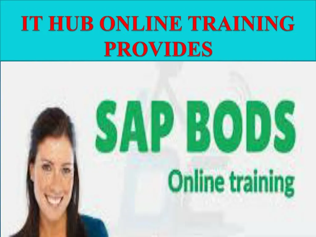 it hub online training provides