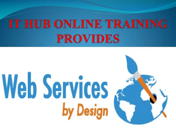 WEBSERVICES ONLINE TRAINING and TUTORIALS IN INDIA USA UK CANADA