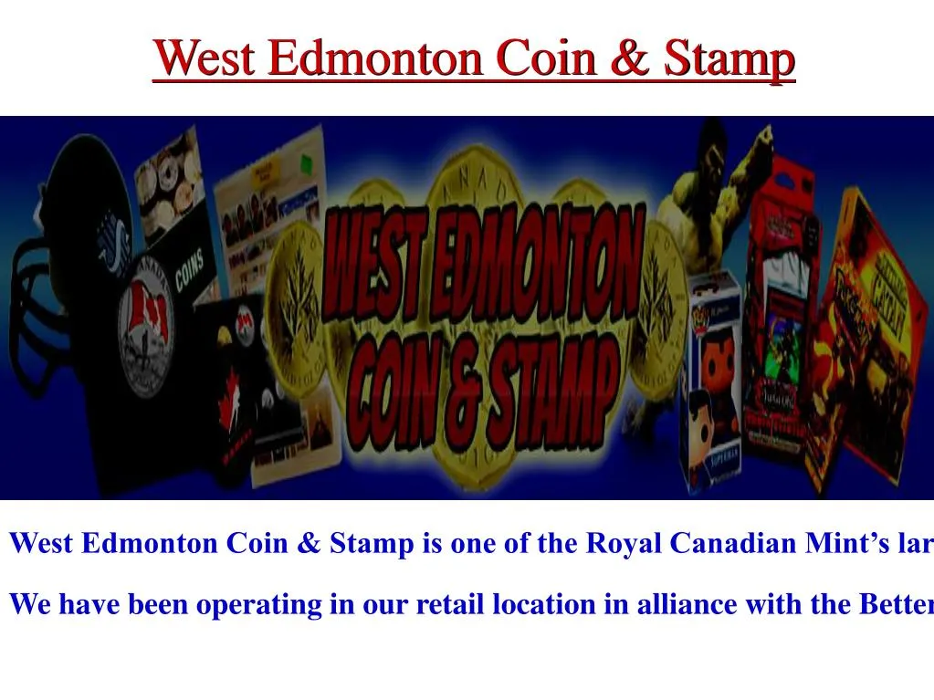 west edmonton coin stamp